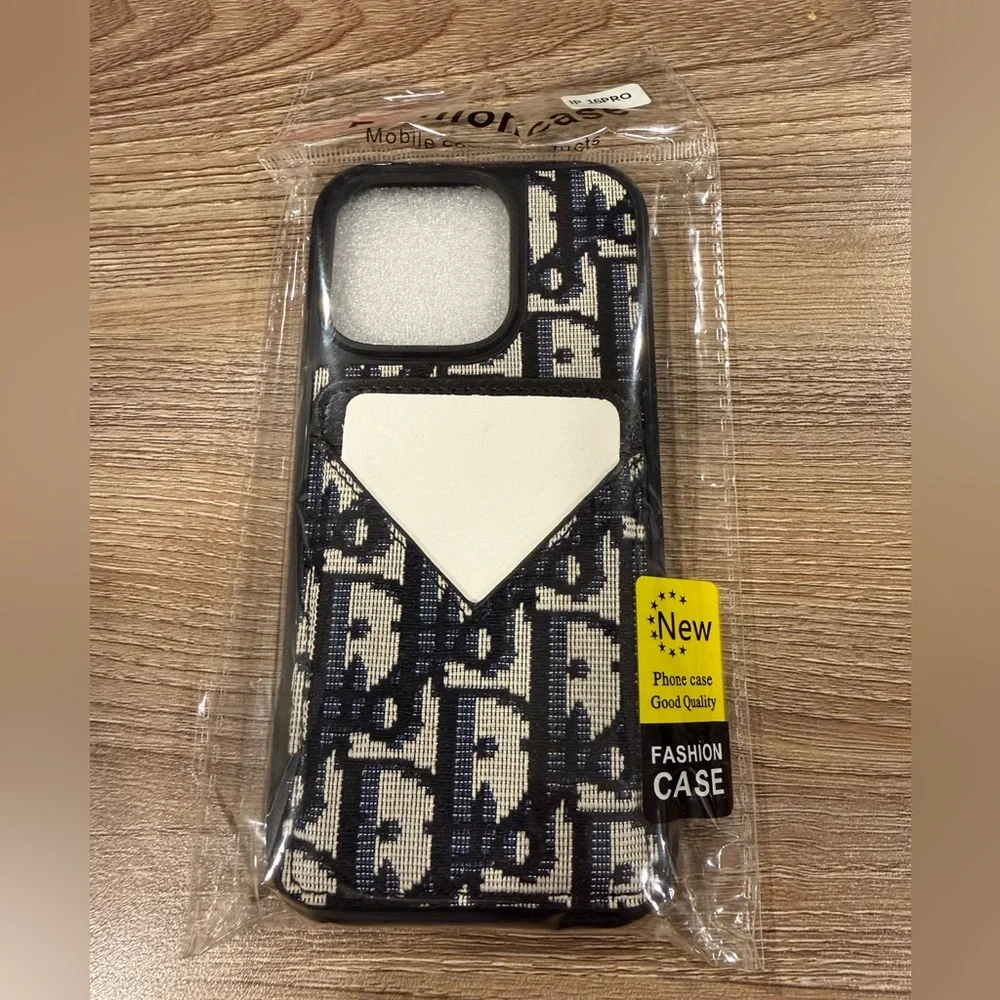FASHION iPhone 16 Pro Phone Case With Card Holder
